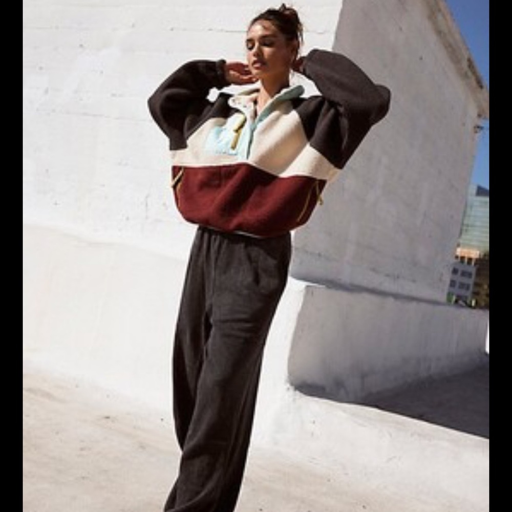 Free People FP Movement Hit The Slopes Colorblock Pullover